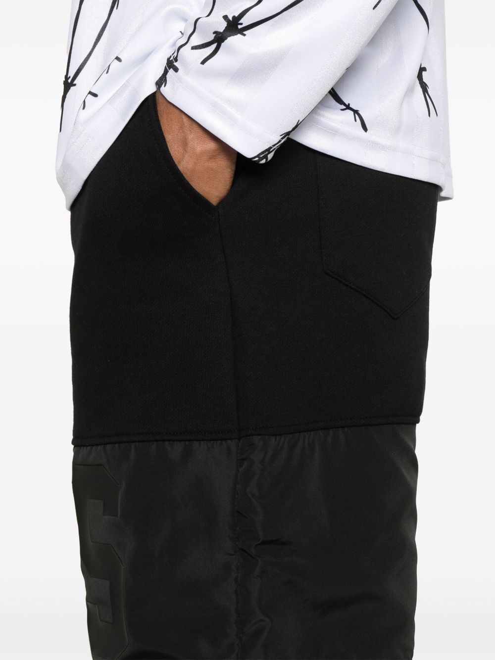 band-logo track shorts - 5