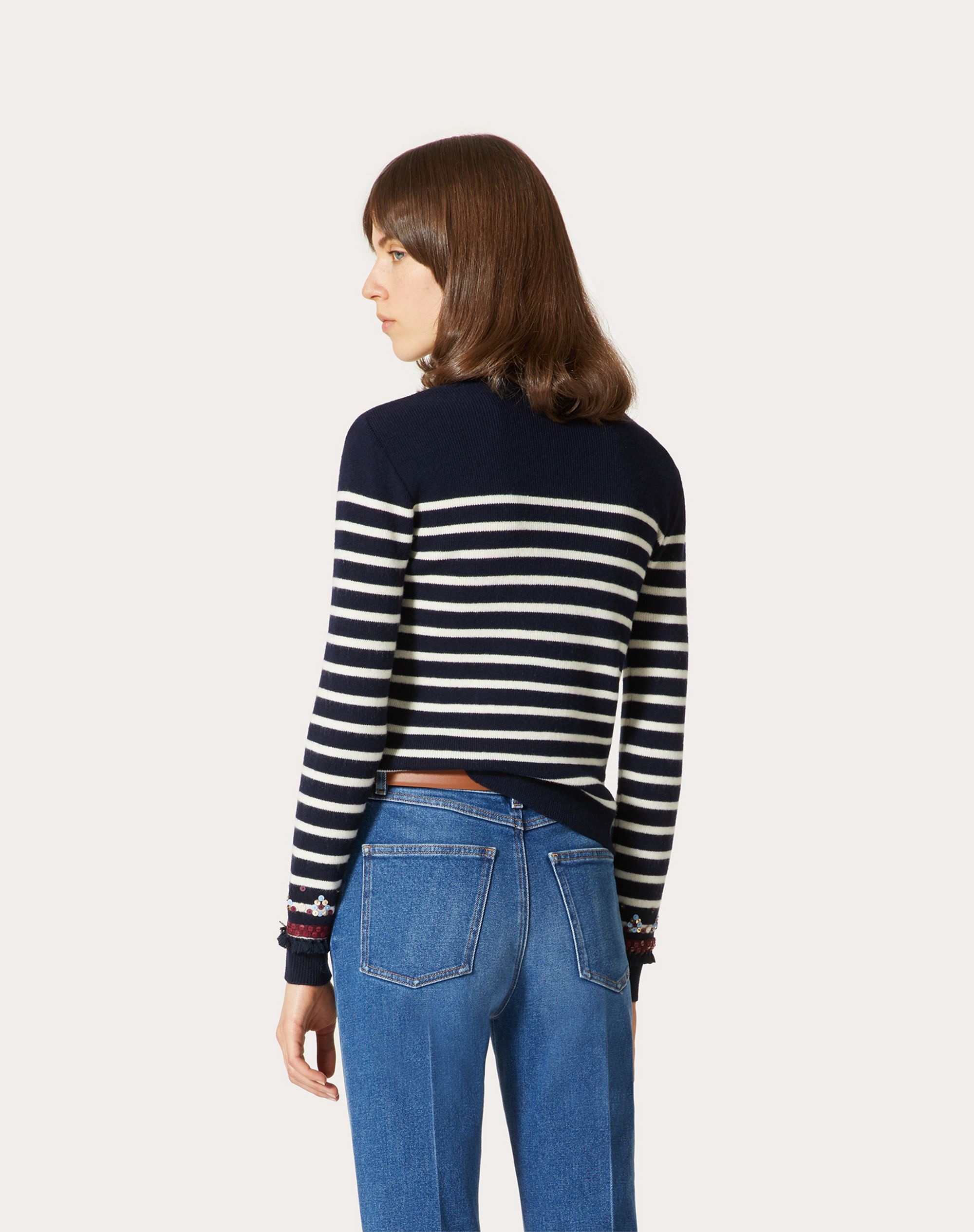 EMBROIDERED WOOL SWEATER - 4