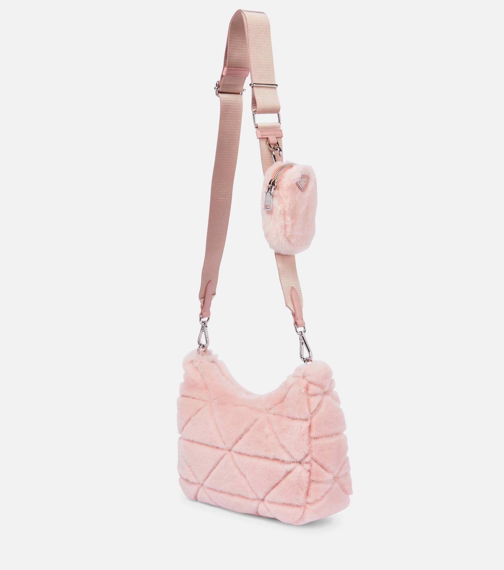 Shearling shoulder bag - 4