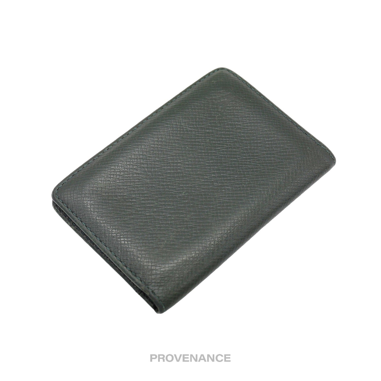 Louis Vuitton Pocket Organizer Wallet - Taiga Epicea Leather - 3