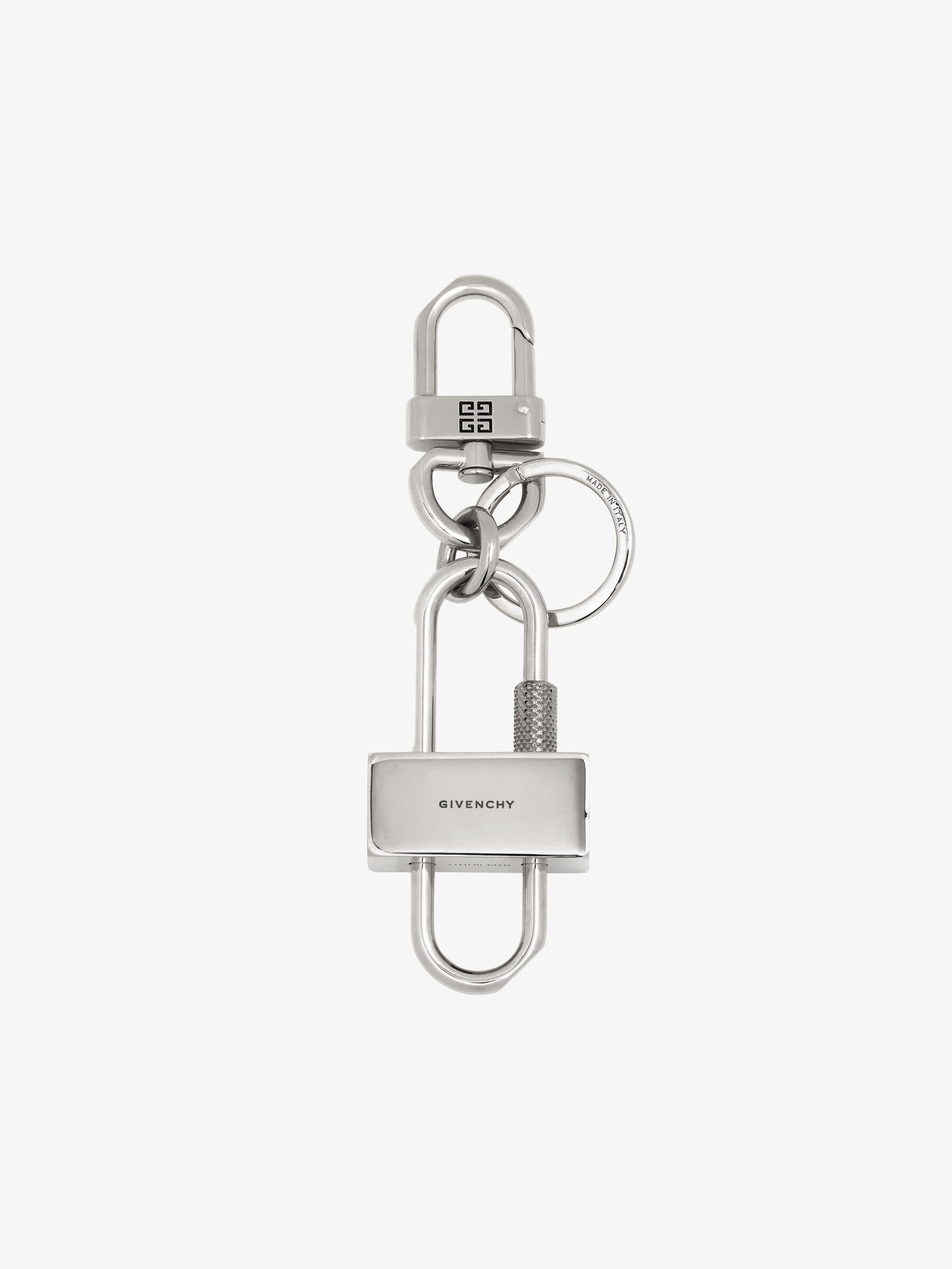 GIVENCHY PADLOCK KEYRING IN METAL - 2