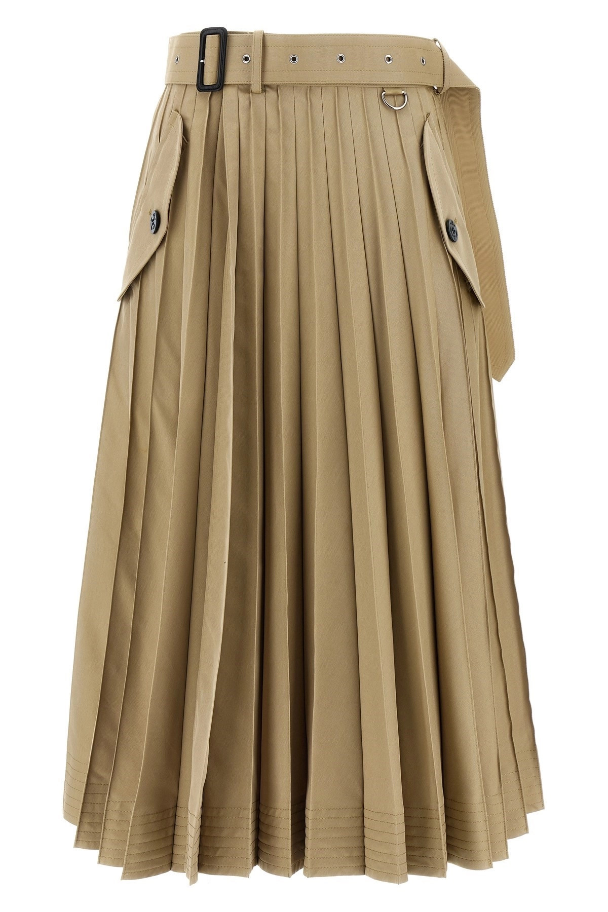 Long pleated skirt - 1