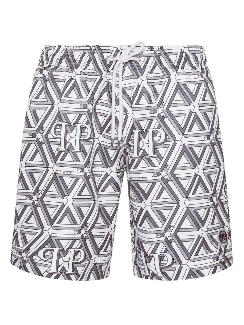 Monogram Boxer swim shorts 1