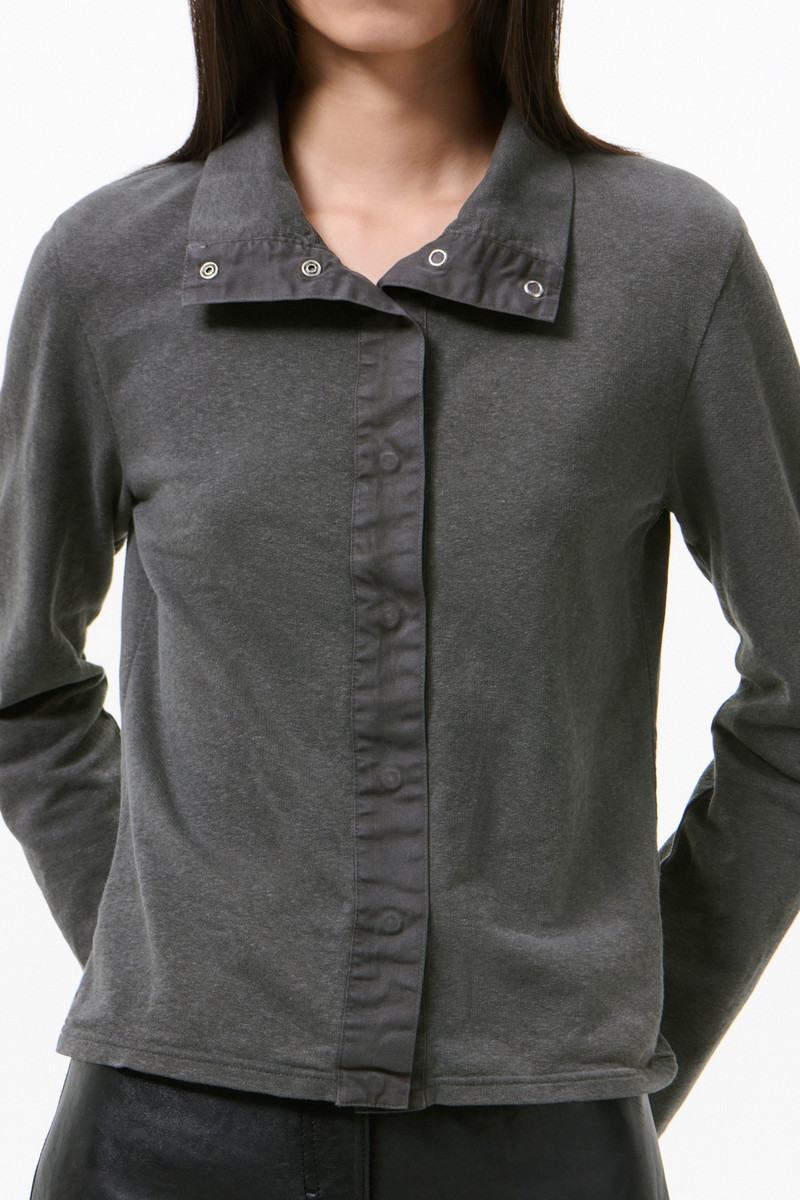 Tornado Cardigan Washed Black Rogue Loopback 4