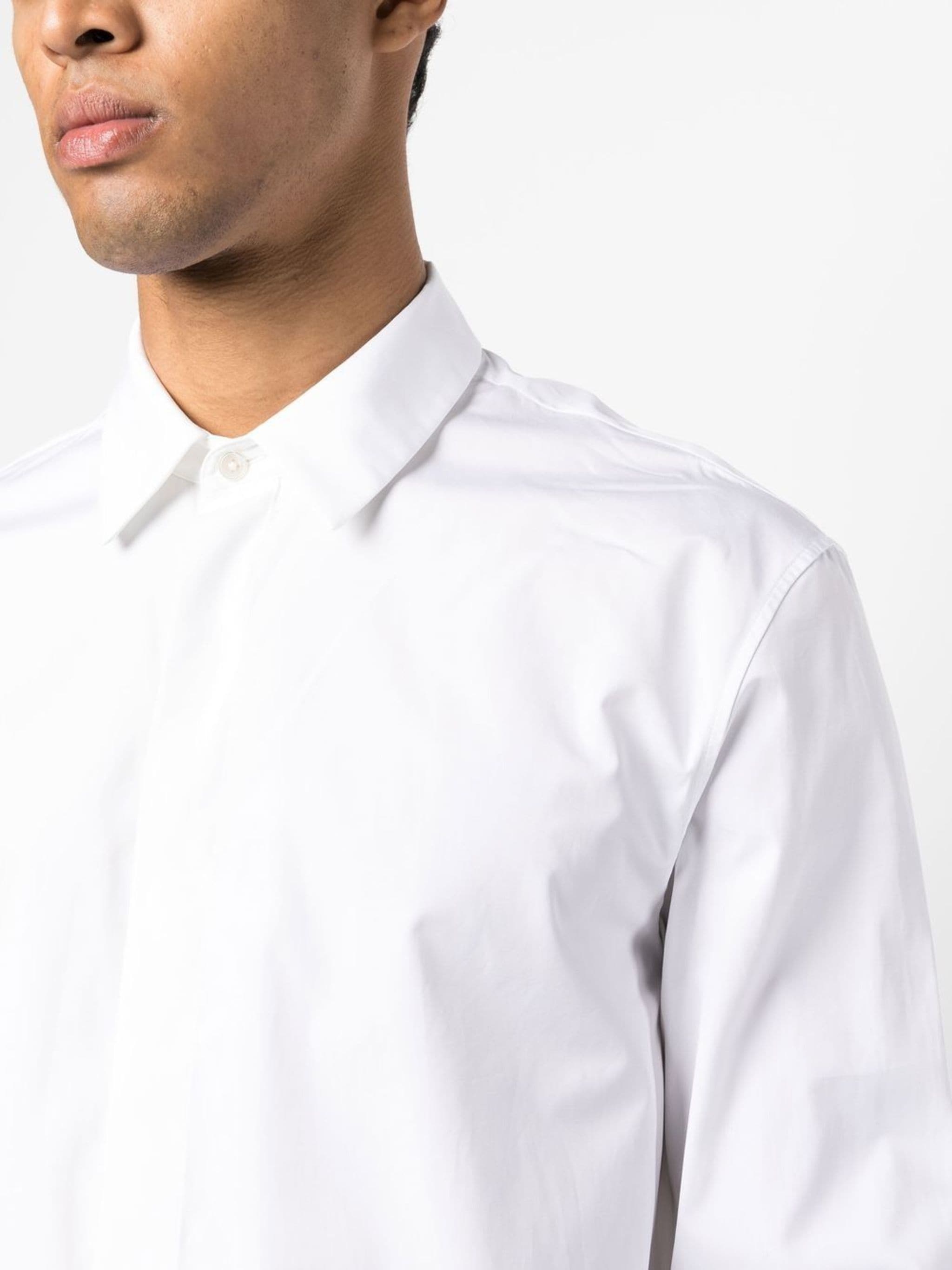 long-sleeve poplin shirt - 5