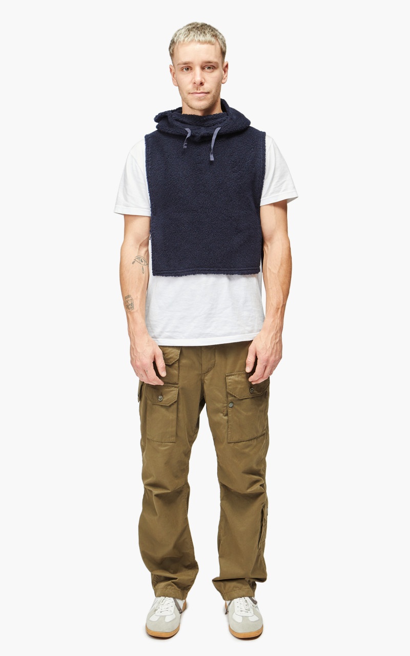 Engineered Garments Wool Hooded Interliner, Charcoal Shaggy