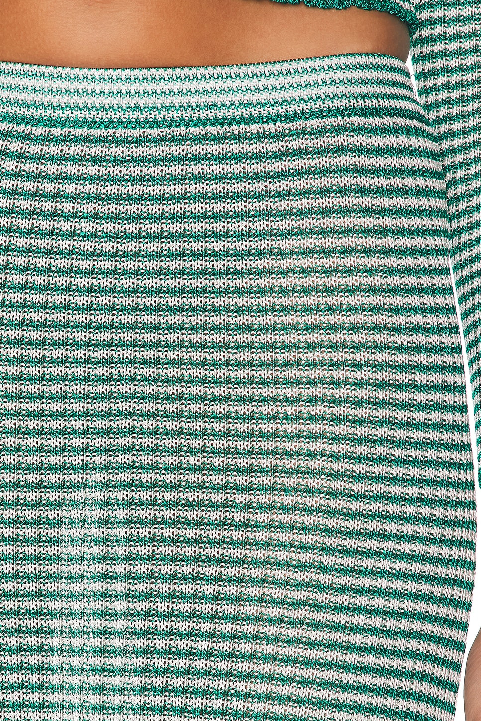 Micro Stripe Rib Skirt - 6