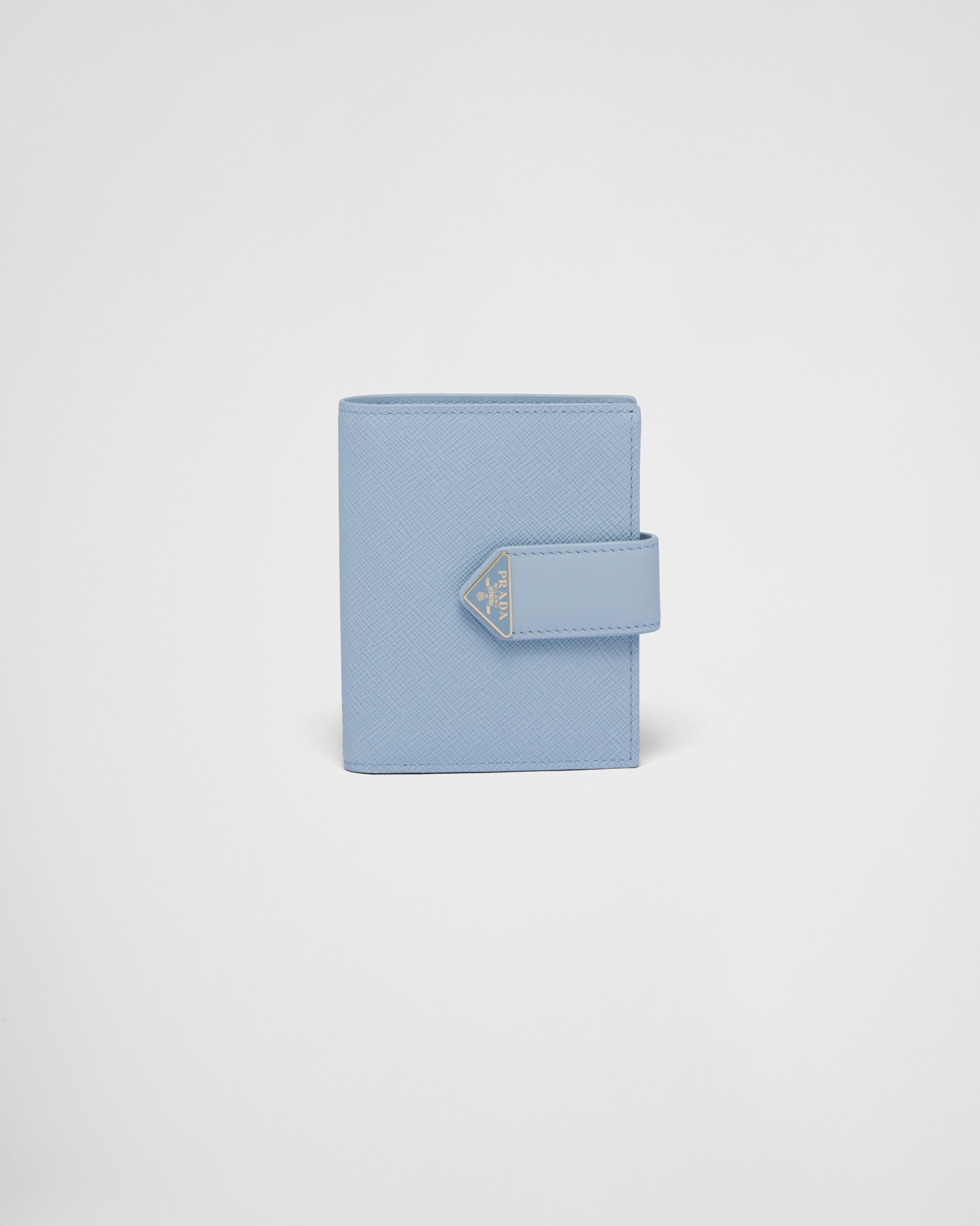 Small Saffiano and smooth leather wallet 1