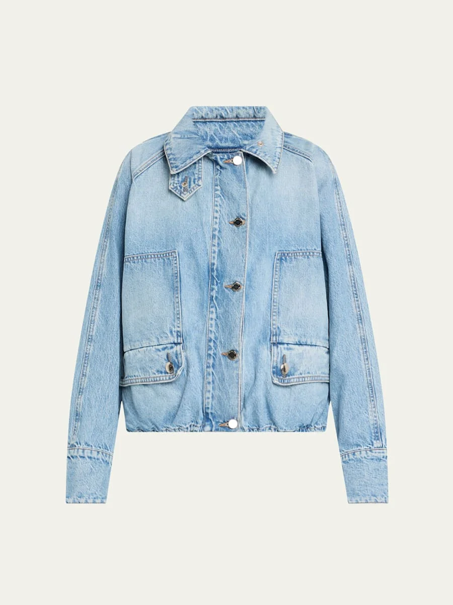 Harper Denim Balloon Jacket - 1