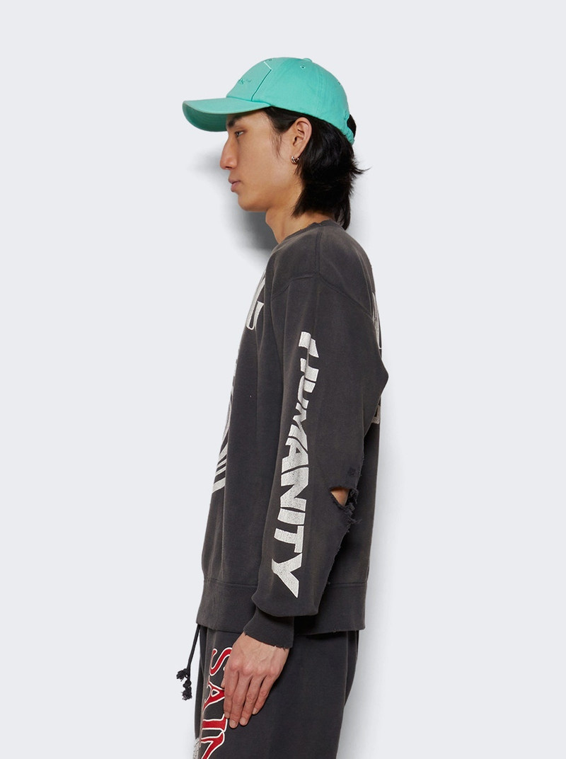 Burning Crewneck Sweatshirt Black 4