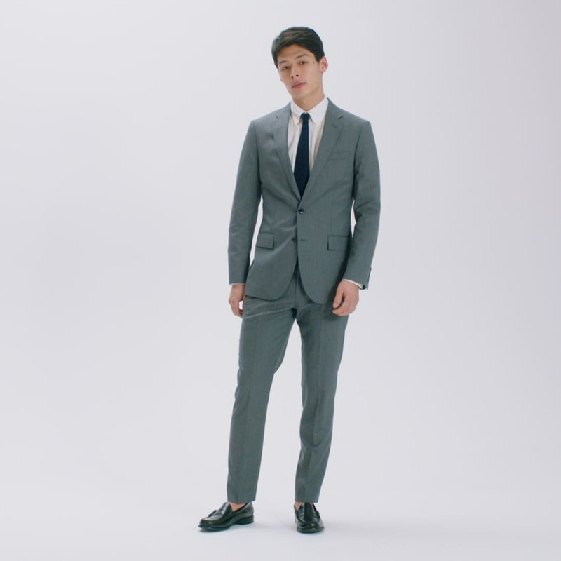 Ludlow Slim-fit suit pant in Italian wool 3