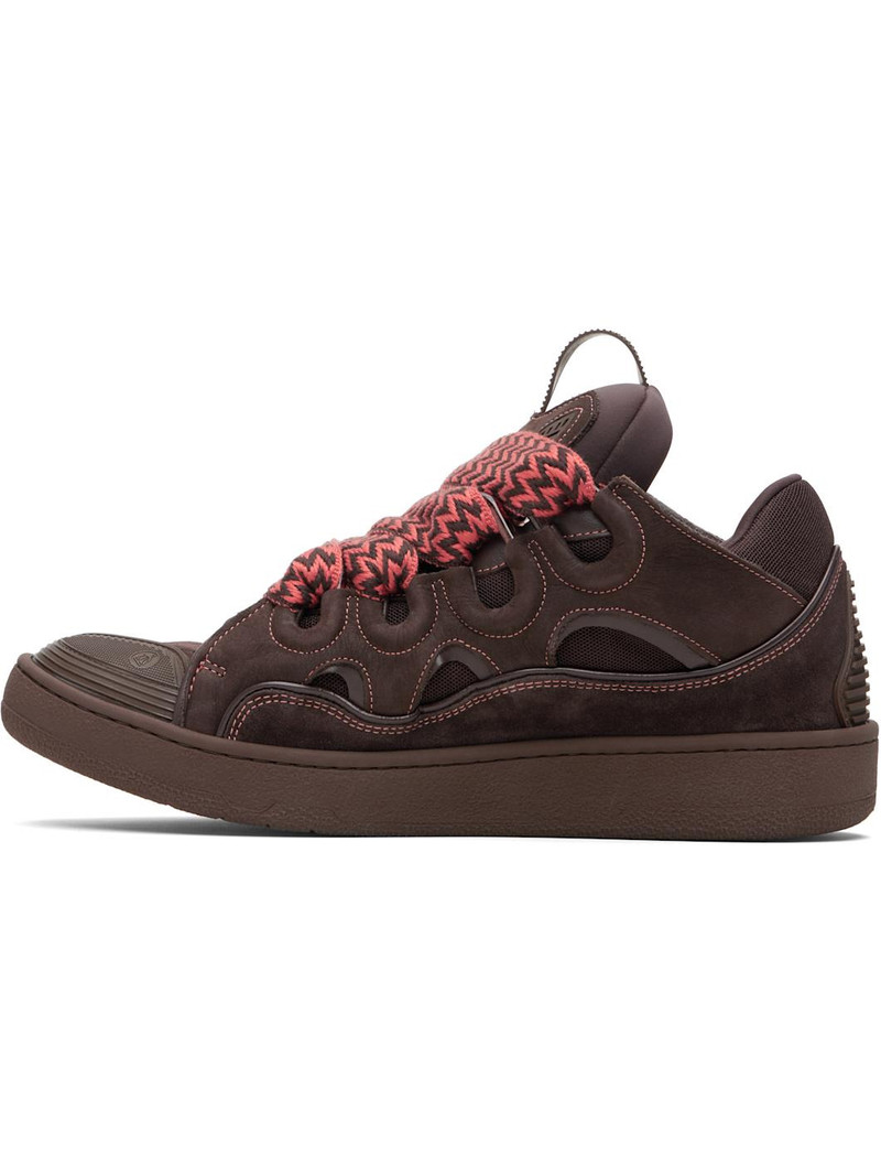 Lanvin Brown Curb Sneakers outlook