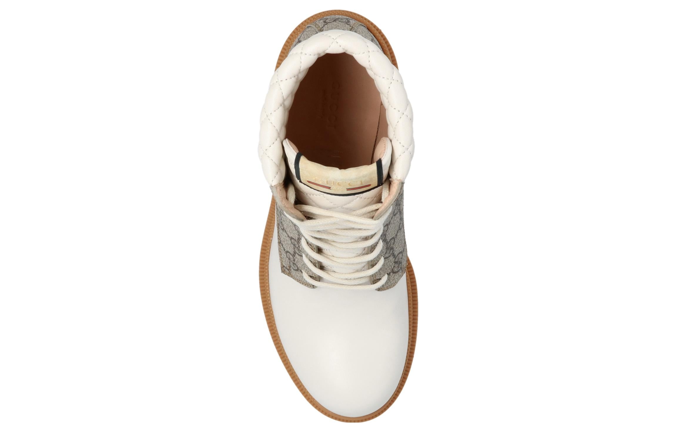 (WMNS) Gucci GG Ankle Boot 'Beige' 659691-UC810-9066 - 5