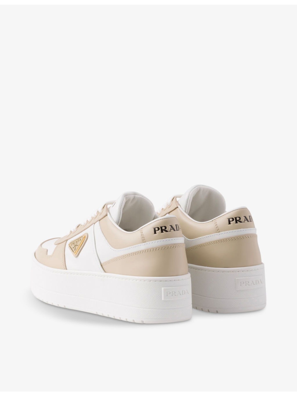 Downtown Bold platform-sole leather trainers - 4