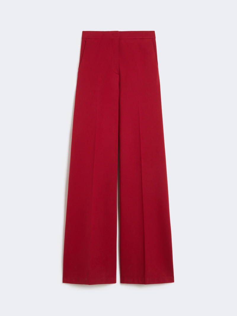 TAVERNA Compact jersey trousers - DARK RED 1