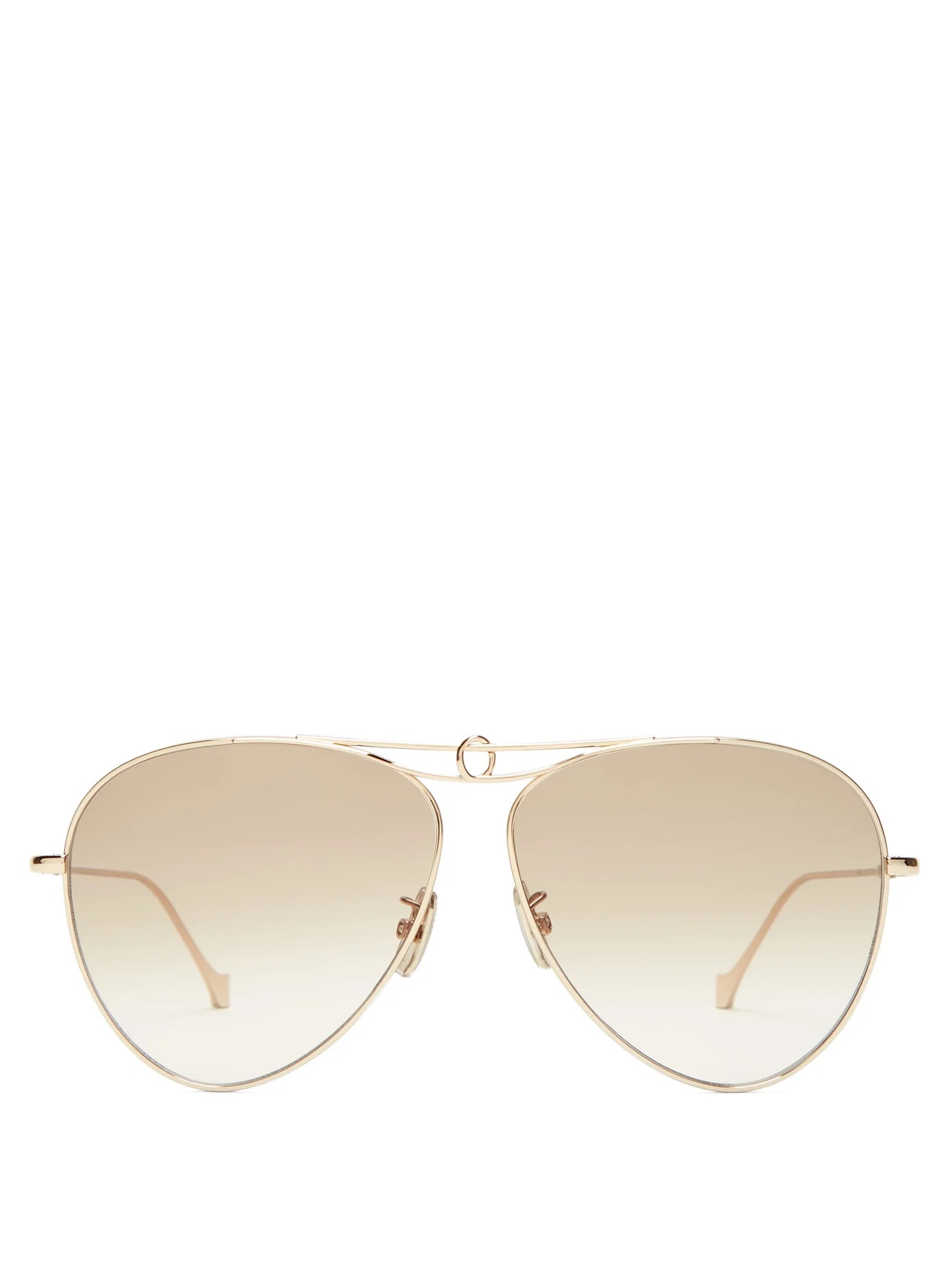 Aviator metal sunglasses - 1