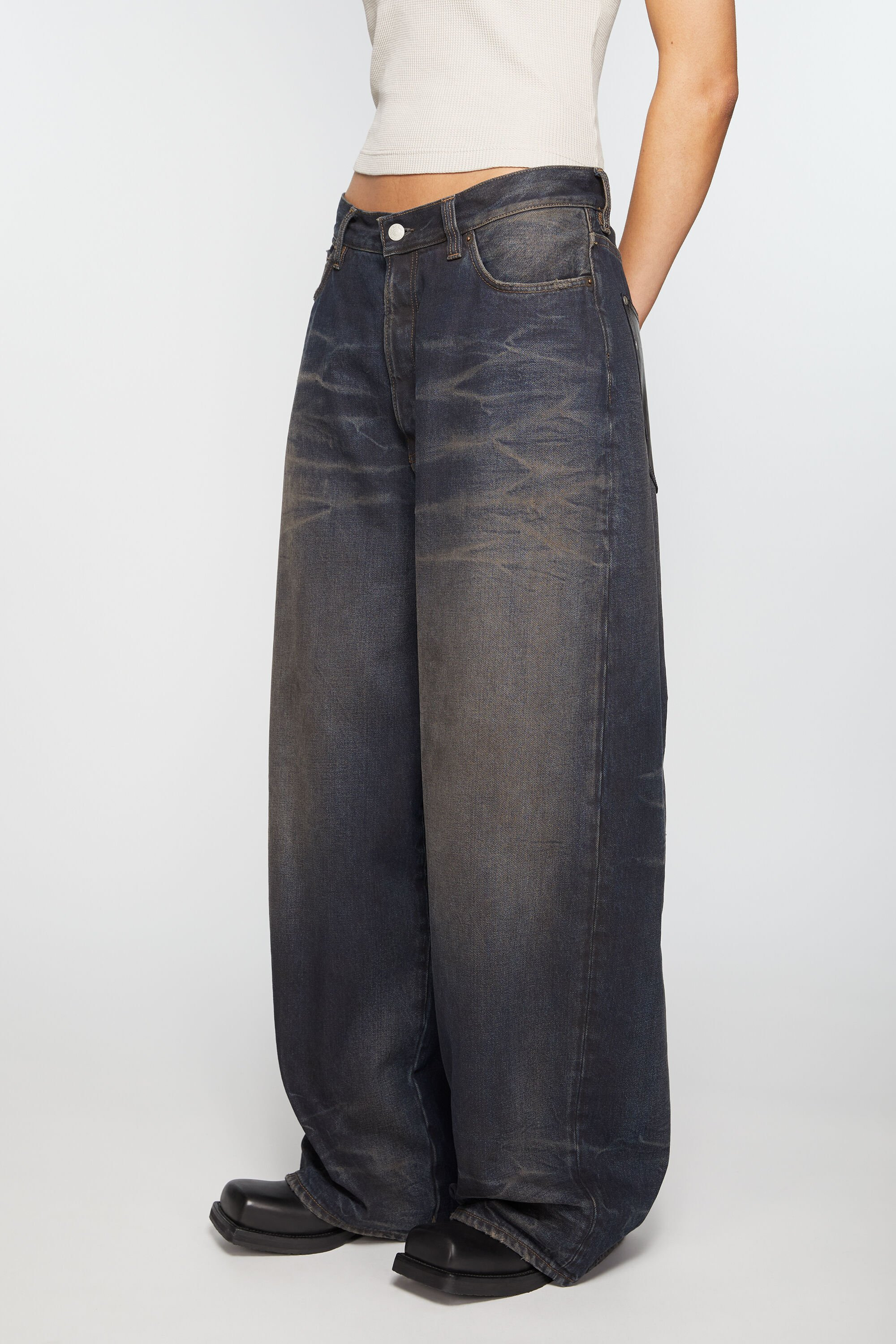Super baggy fit jeans - 2023F - Dark Blue - 4