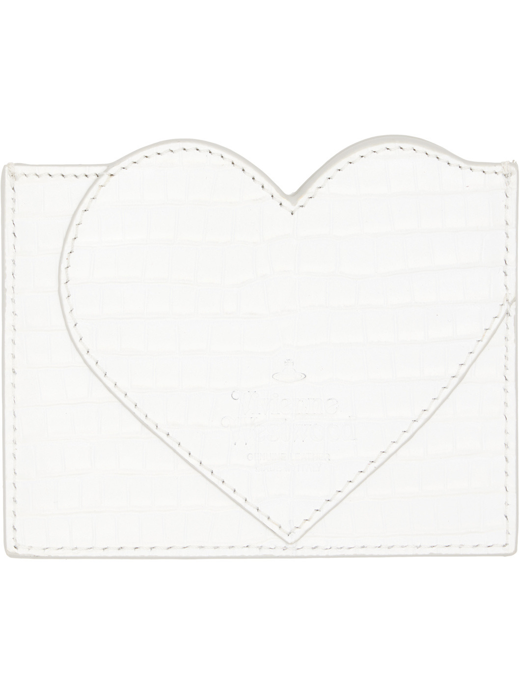 White Heart Card Holder - 2