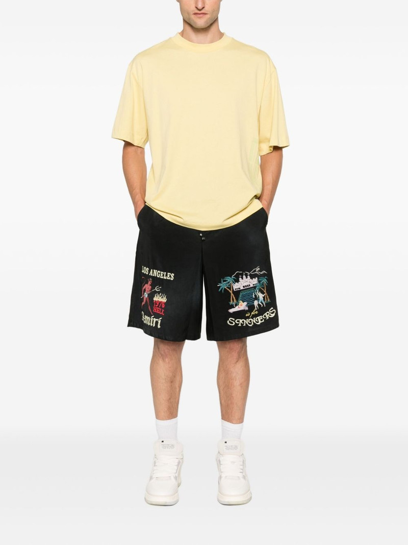 AMIRI embroidered-design shorts outlook