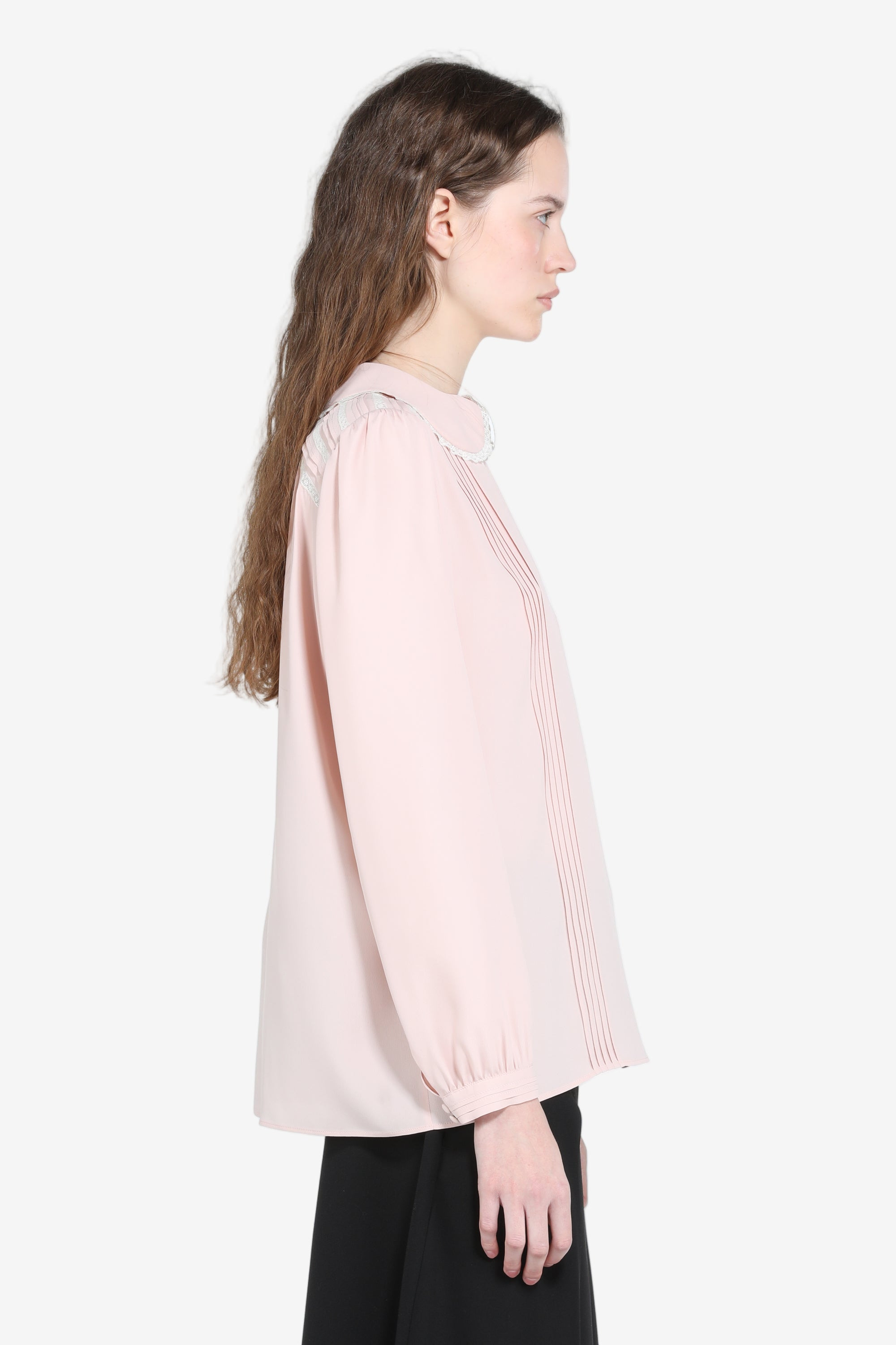 BLOUSE WITH ROUND COLLAR - 3