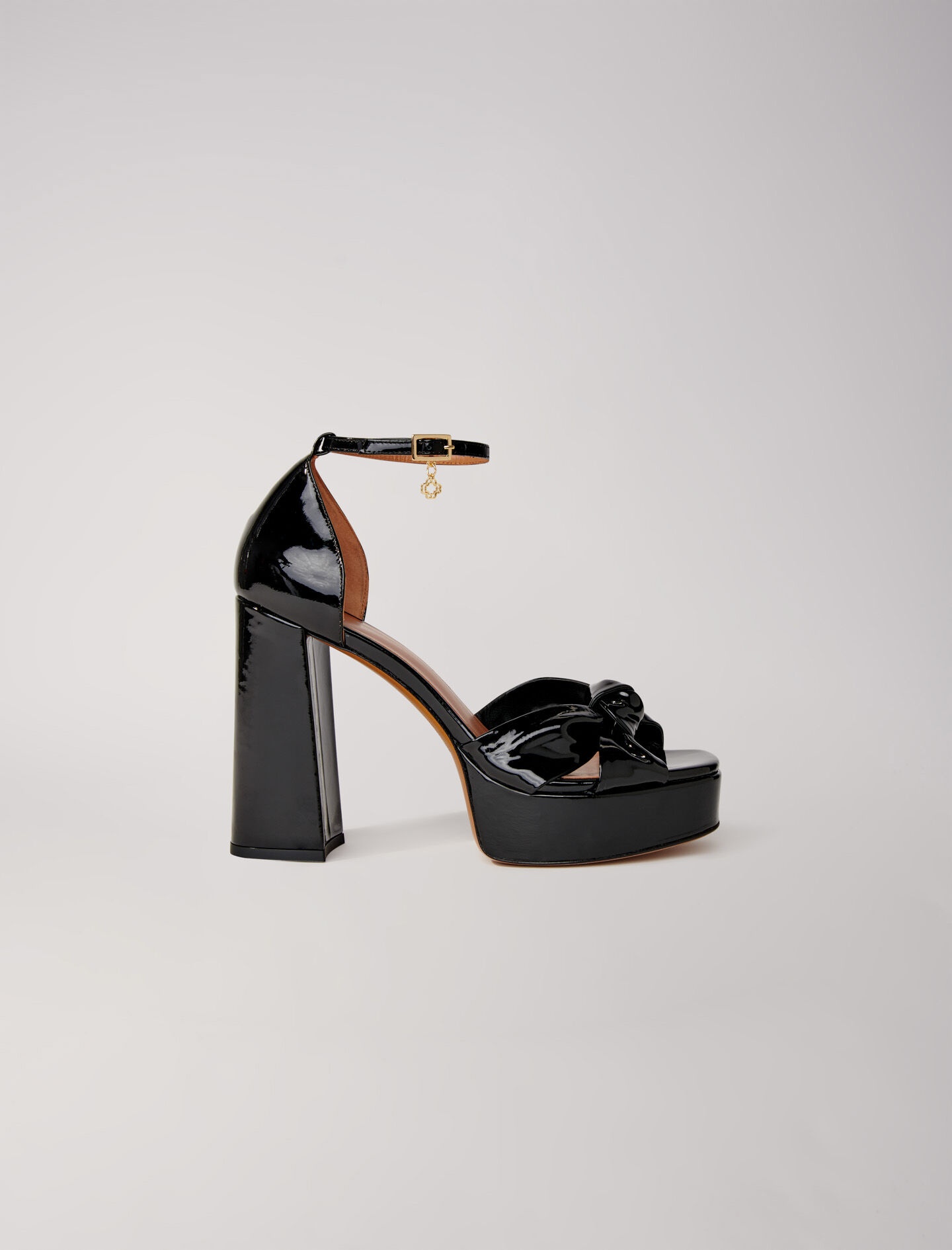 Leather platform sandals - 1