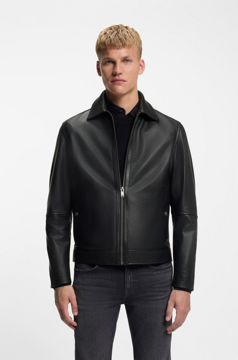 NAPPA-LEATHER JACKET IN A REGULAR FIT 2