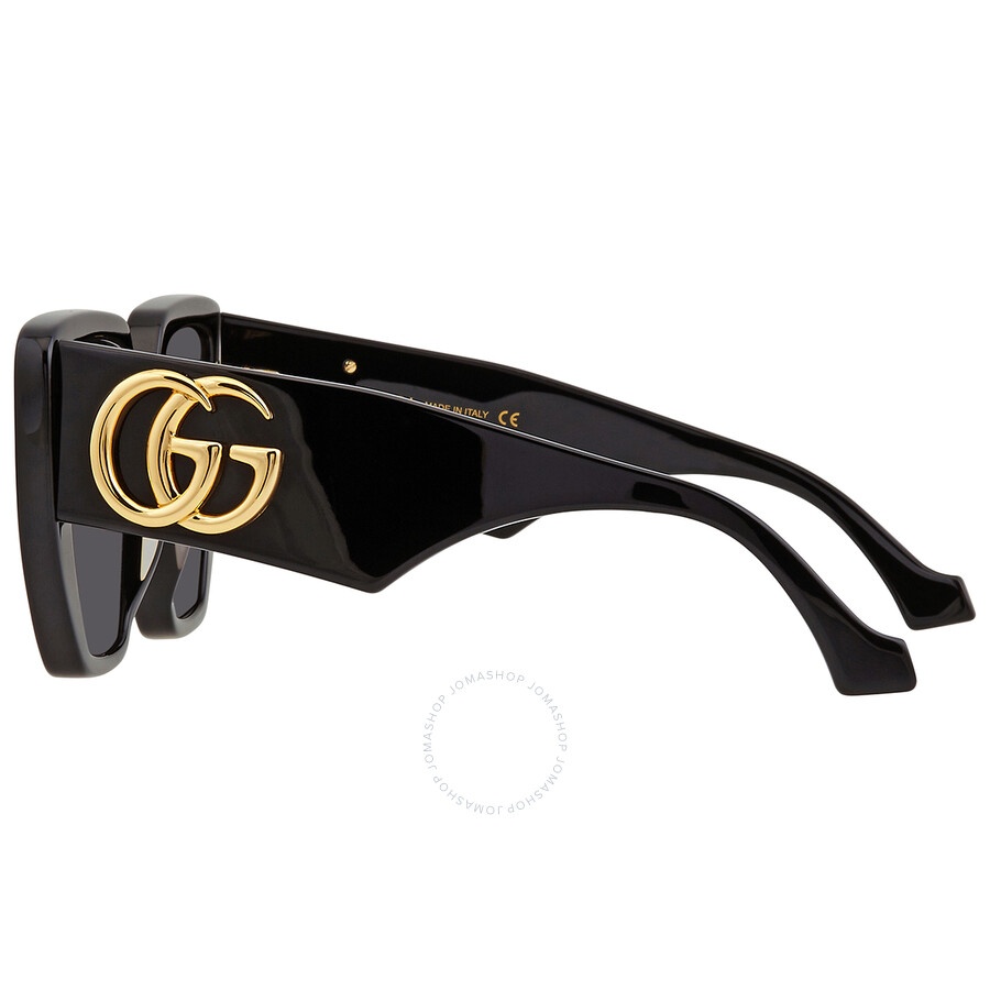 Gucci Grey Geometric Ladies Sunglasses GG0956S 003 54 - 4