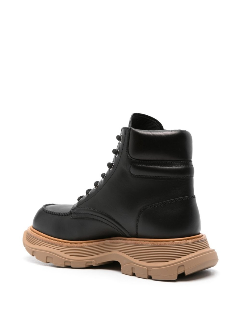lace-up leather ankle boots 3