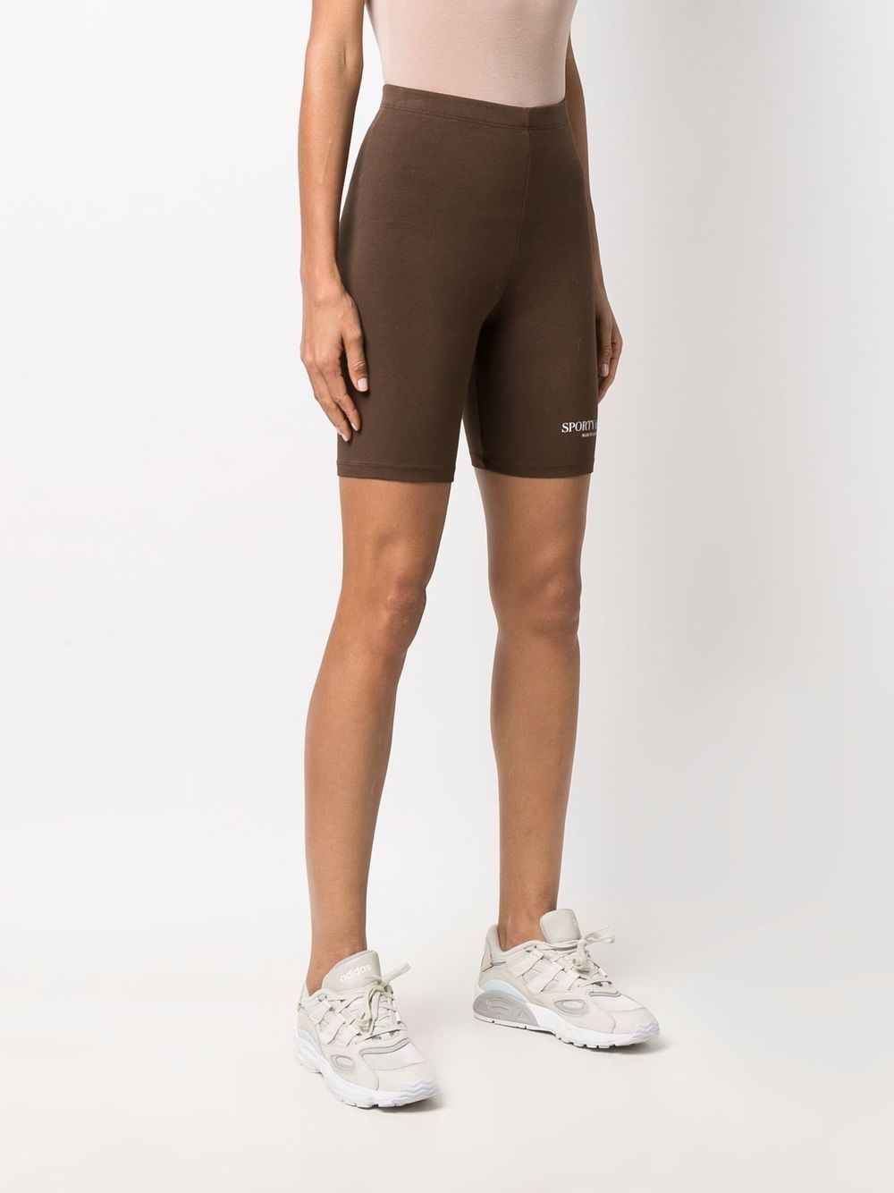 logo-print bike shorts - 3