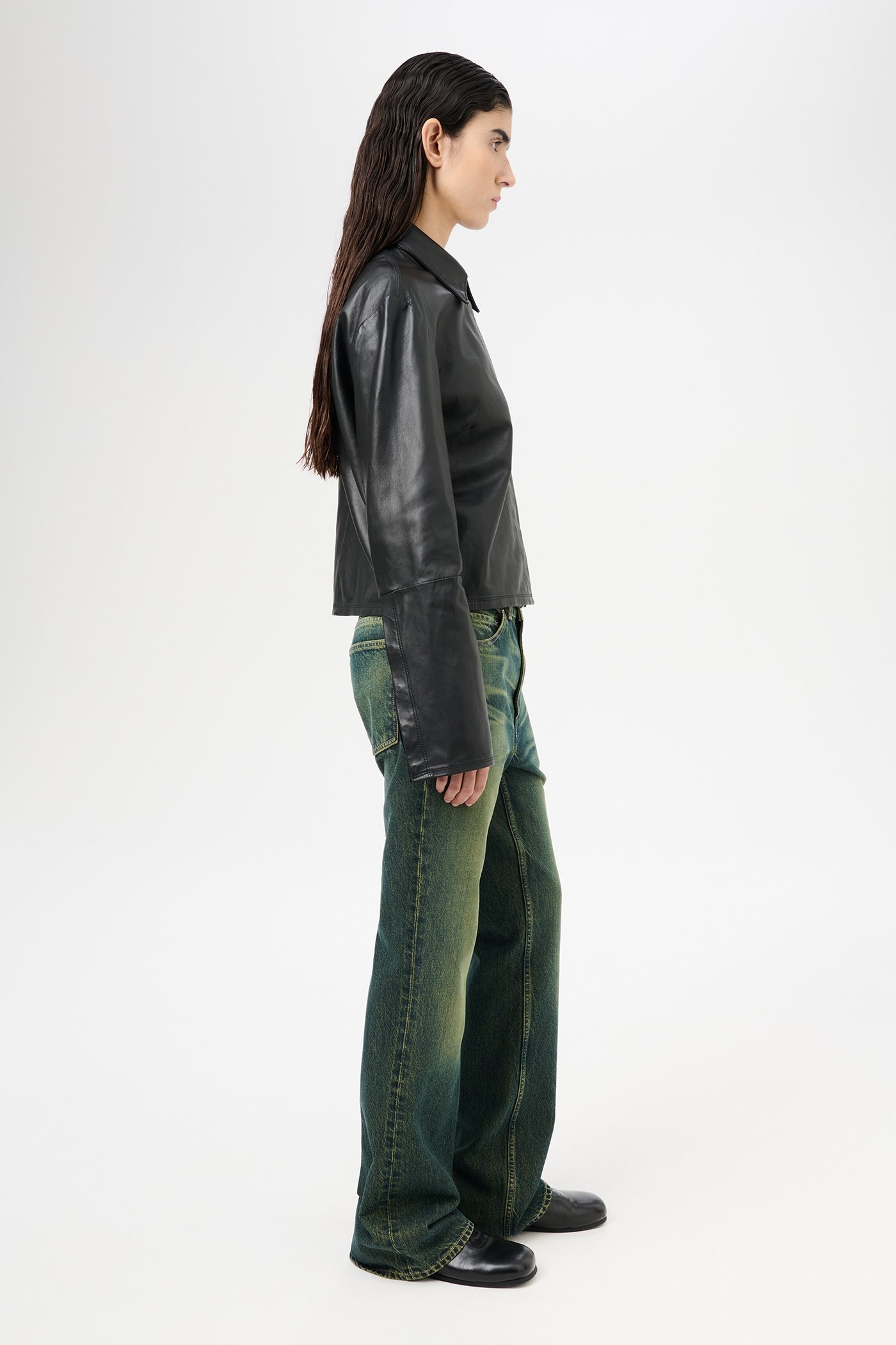 Auto Shirt Black Leather - 4