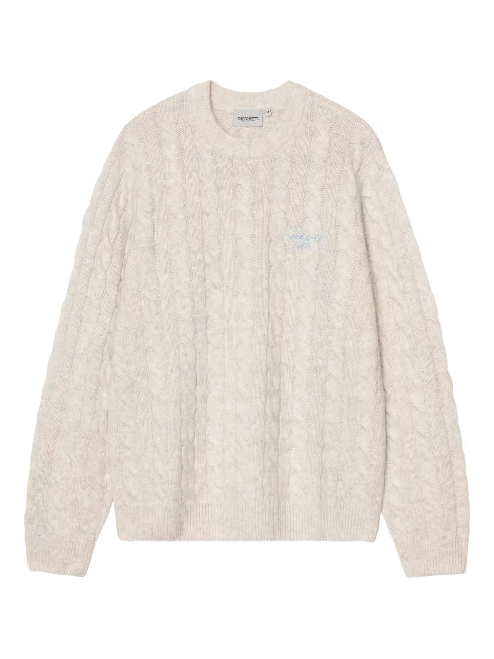 Signature embroidered-motif sweater - 1