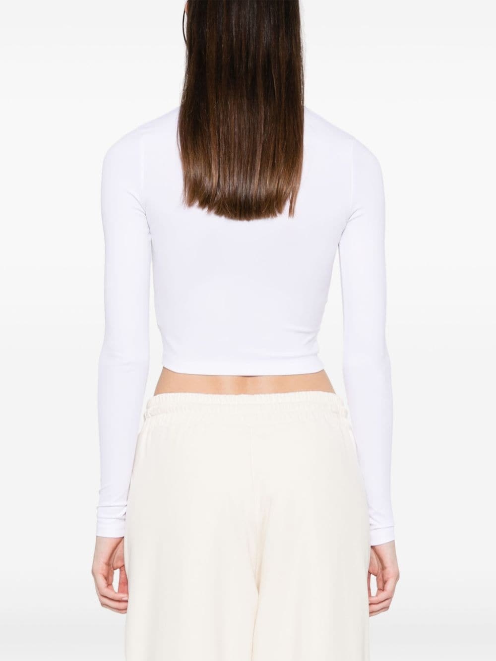 crew neck stretch-jersey T-shirt - 4