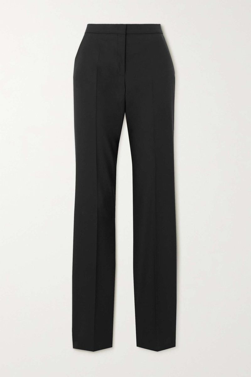 + NET SUSTAIN pleated merino wool straight-leg pants - 1