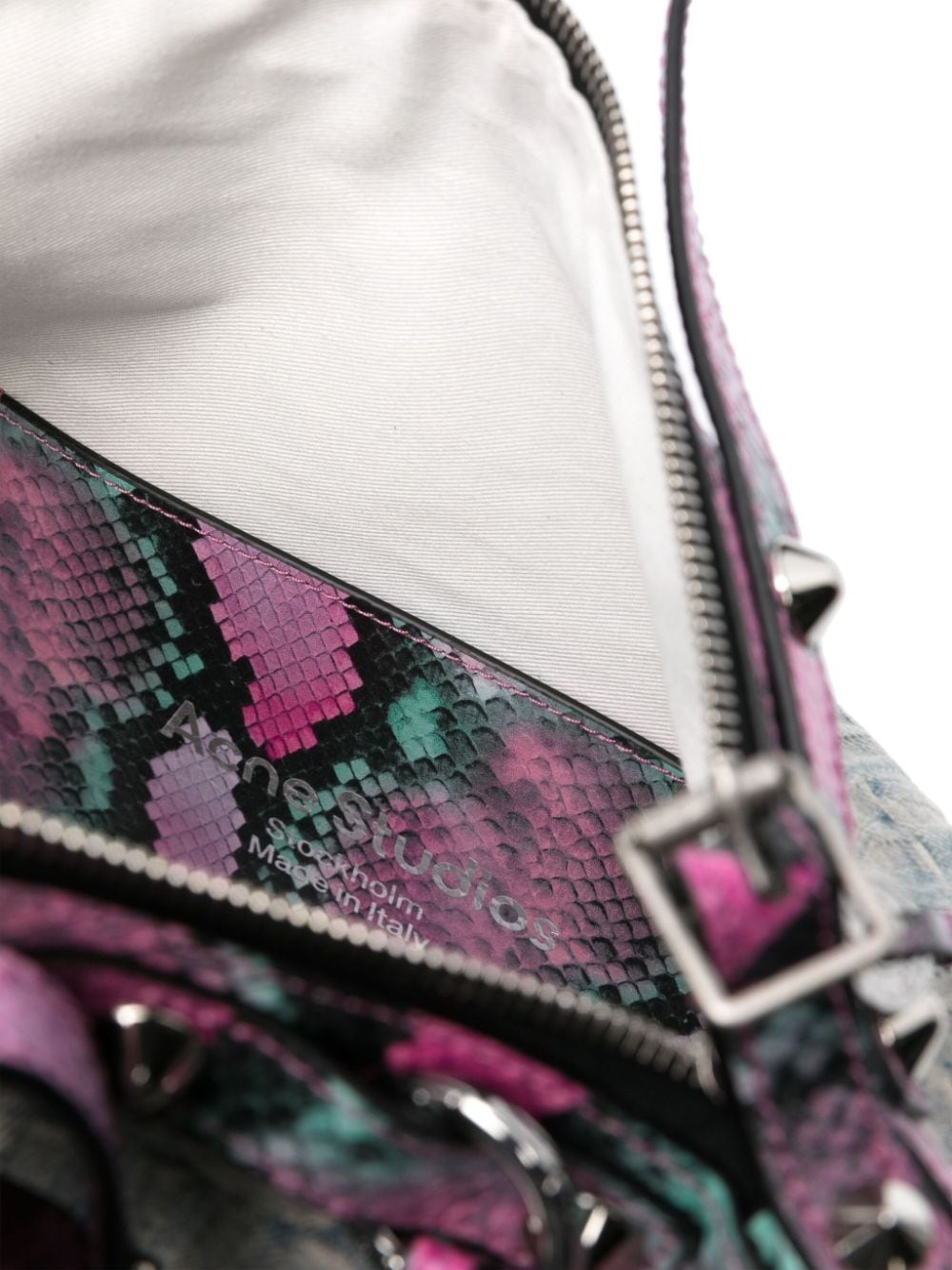 monogram-jacquard denim tote bag - 5