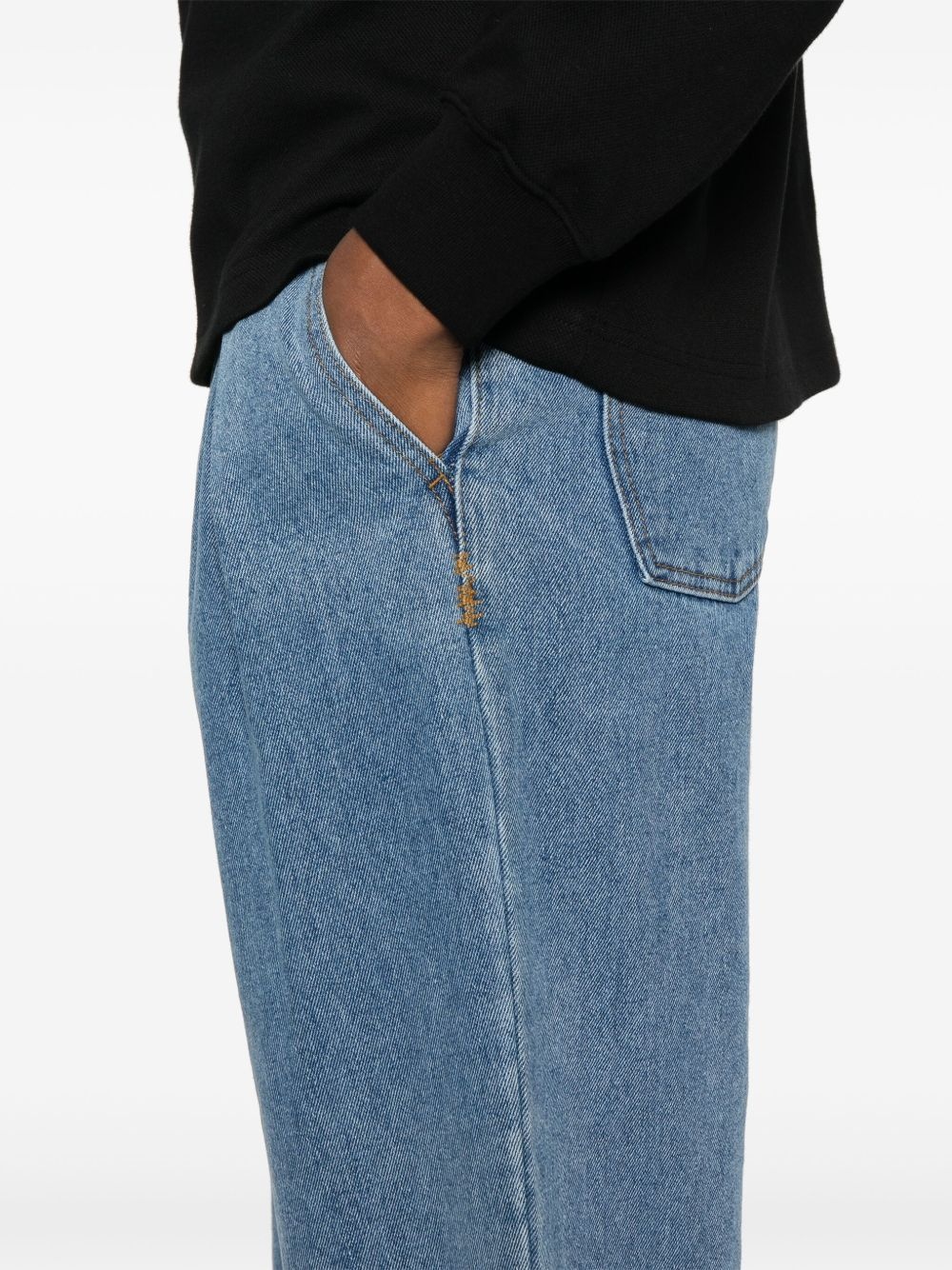 logo-patch jeans - 9