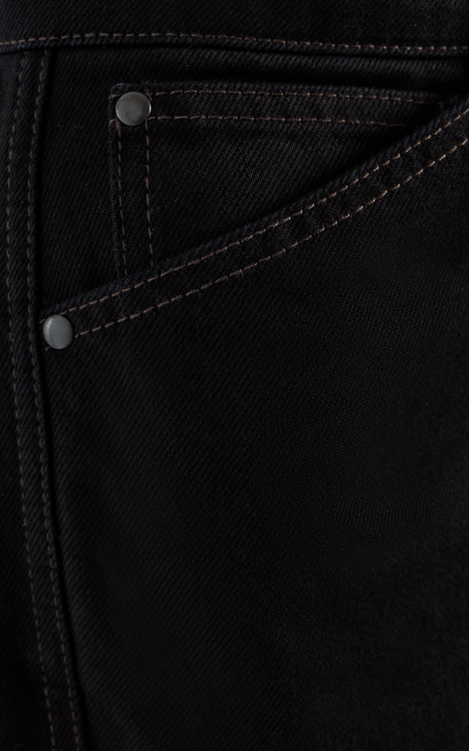 Twisted Cotton Pants black - 5