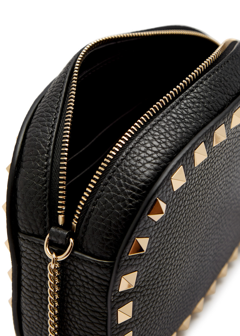 Valentino Garavani Rockstud Leather Cross-body bag - 4