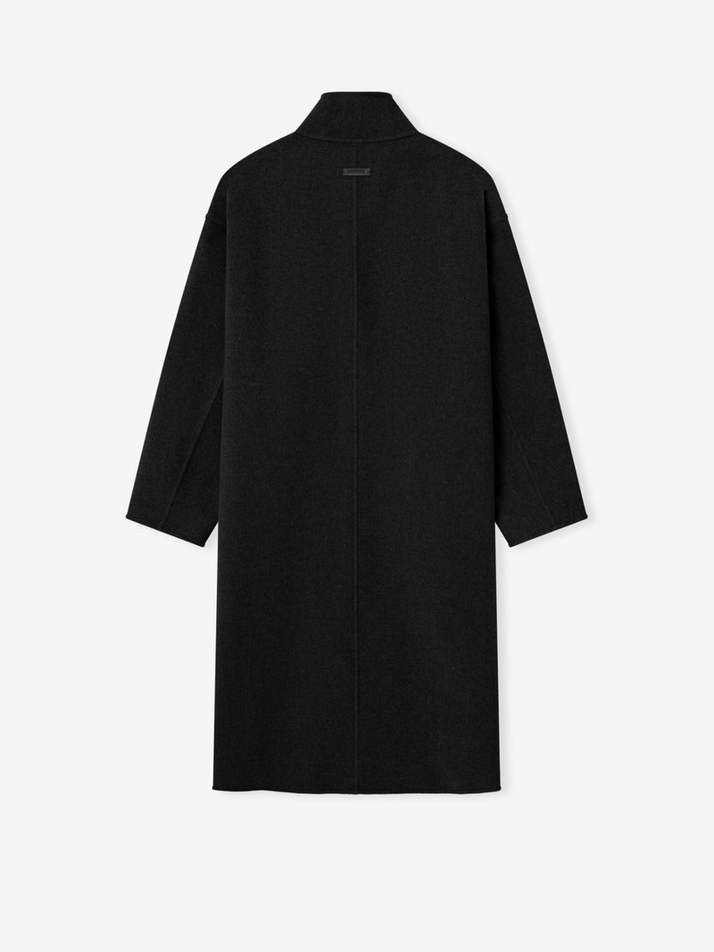 Wool Cashmere Highneck Coat 5
