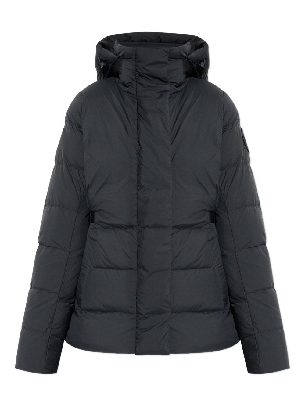 hooded quilted puffer jacket - 1