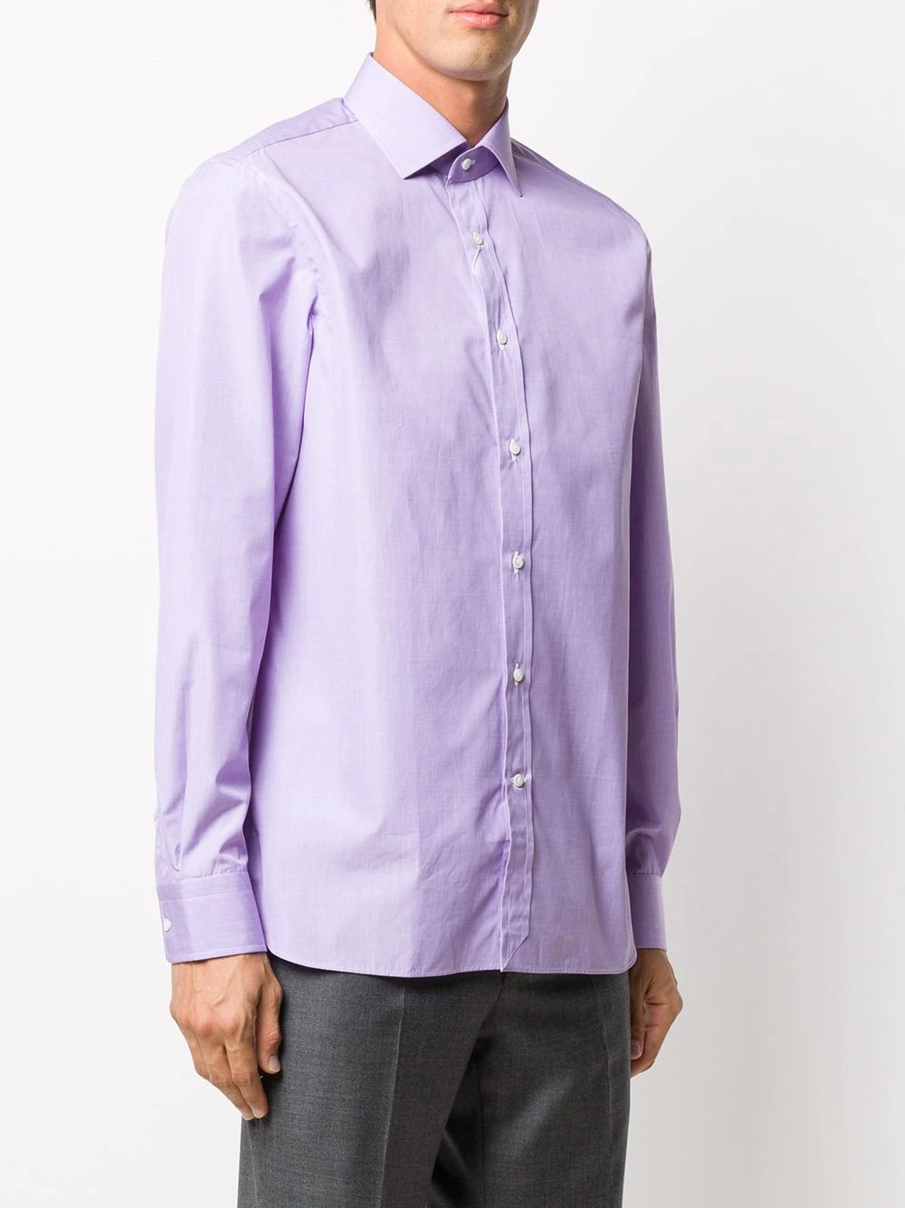 Aston long-sleeved cotton shirt - 3