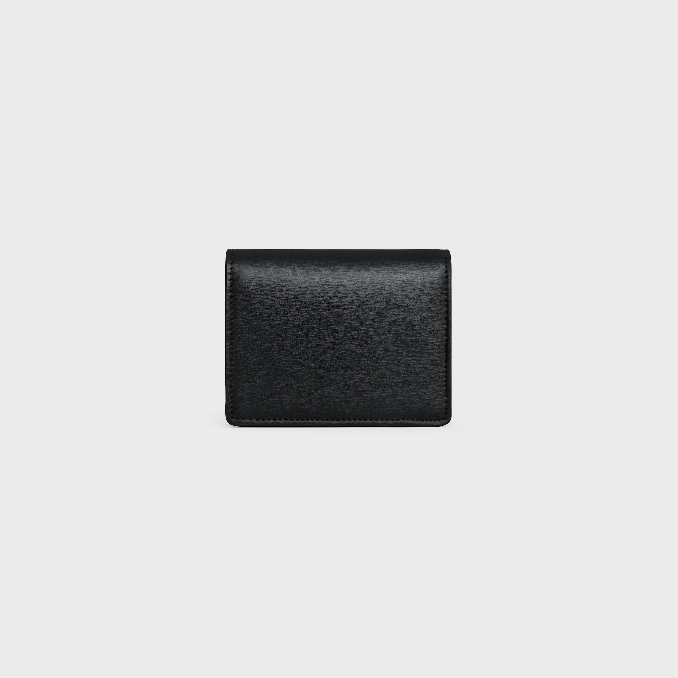 BUSINESS CARD HOLDER TRIOMPHE in SHINY CALFSKIN - 3