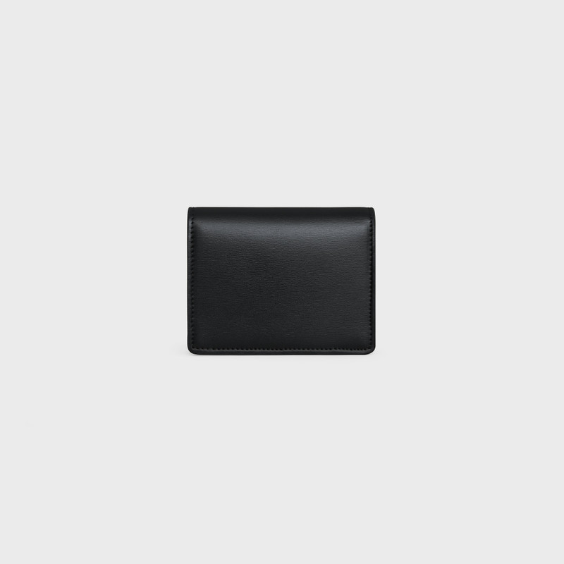 BUSINESS CARD HOLDER TRIOMPHE in SHINY CALFSKIN 3