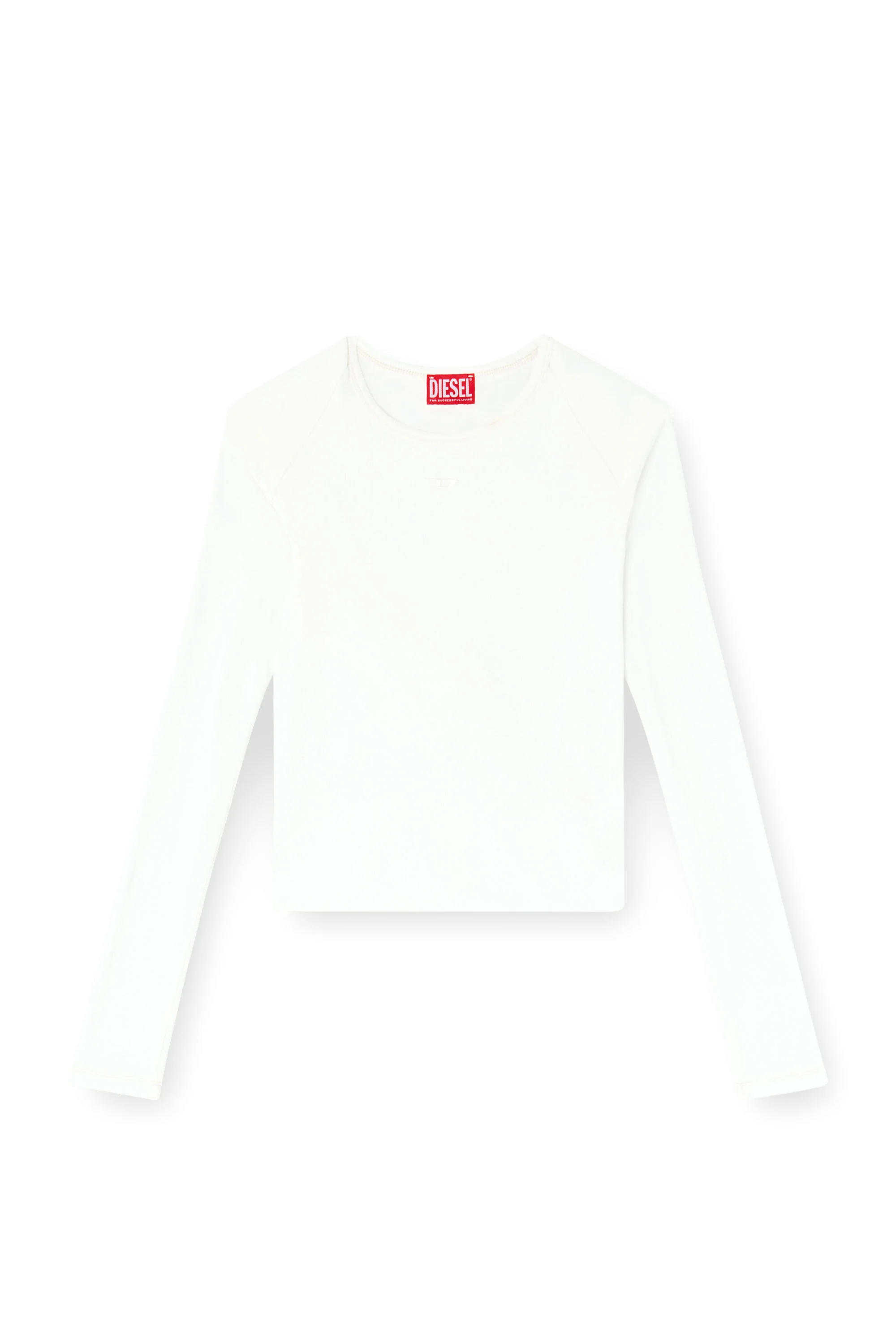 RUCKED-UP LONG-SLEEVE T-SHIRT IN DOUBLE-LAYER JERSEY - 1