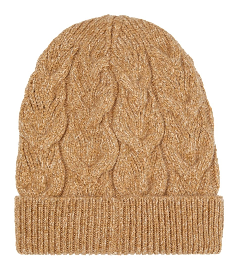 Cable-knit cashmere beanie - 4