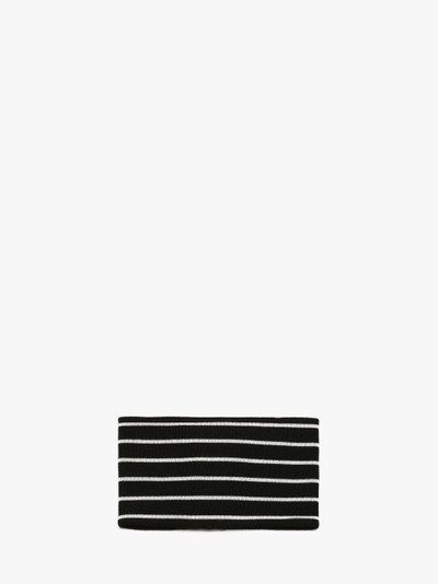 JW Anderson STRIPED NECKBAND WITH JWA PULLER outlook