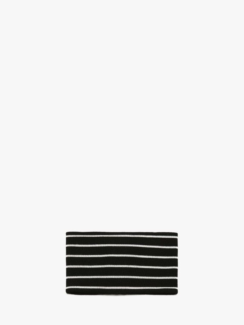 JW Anderson STRIPED NECKBAND WITH JWA PULLER outlook