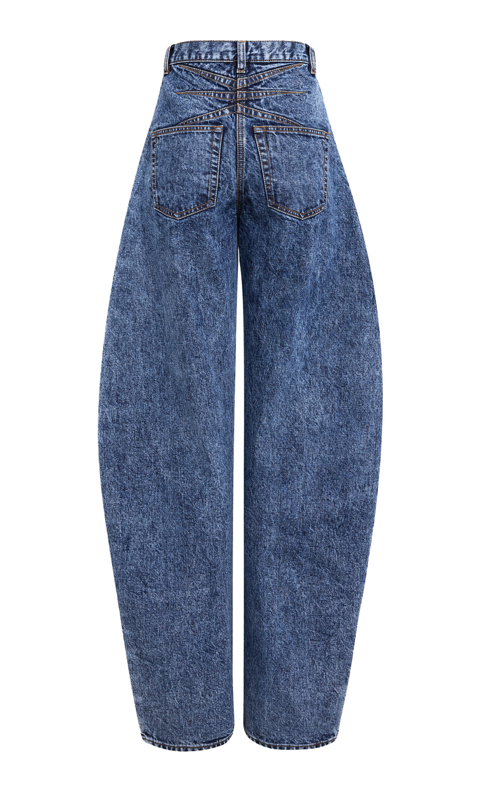 Rigid High-Rise Balloon Jeans medium wash - 5