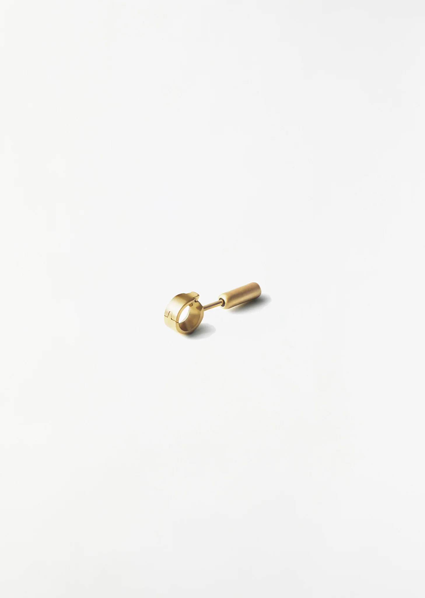Node Stud Earring — Circle - 1