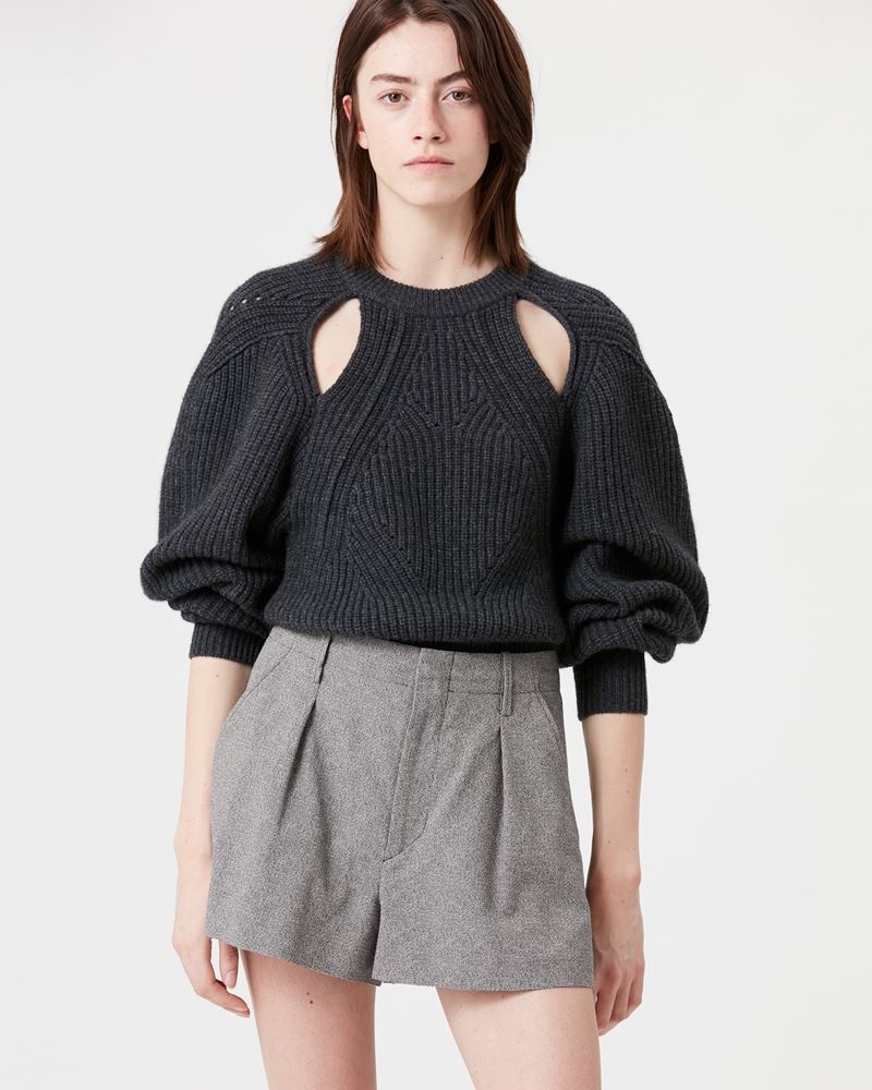 PALMA CASHMERE OPEN BACK SWEATER - 4