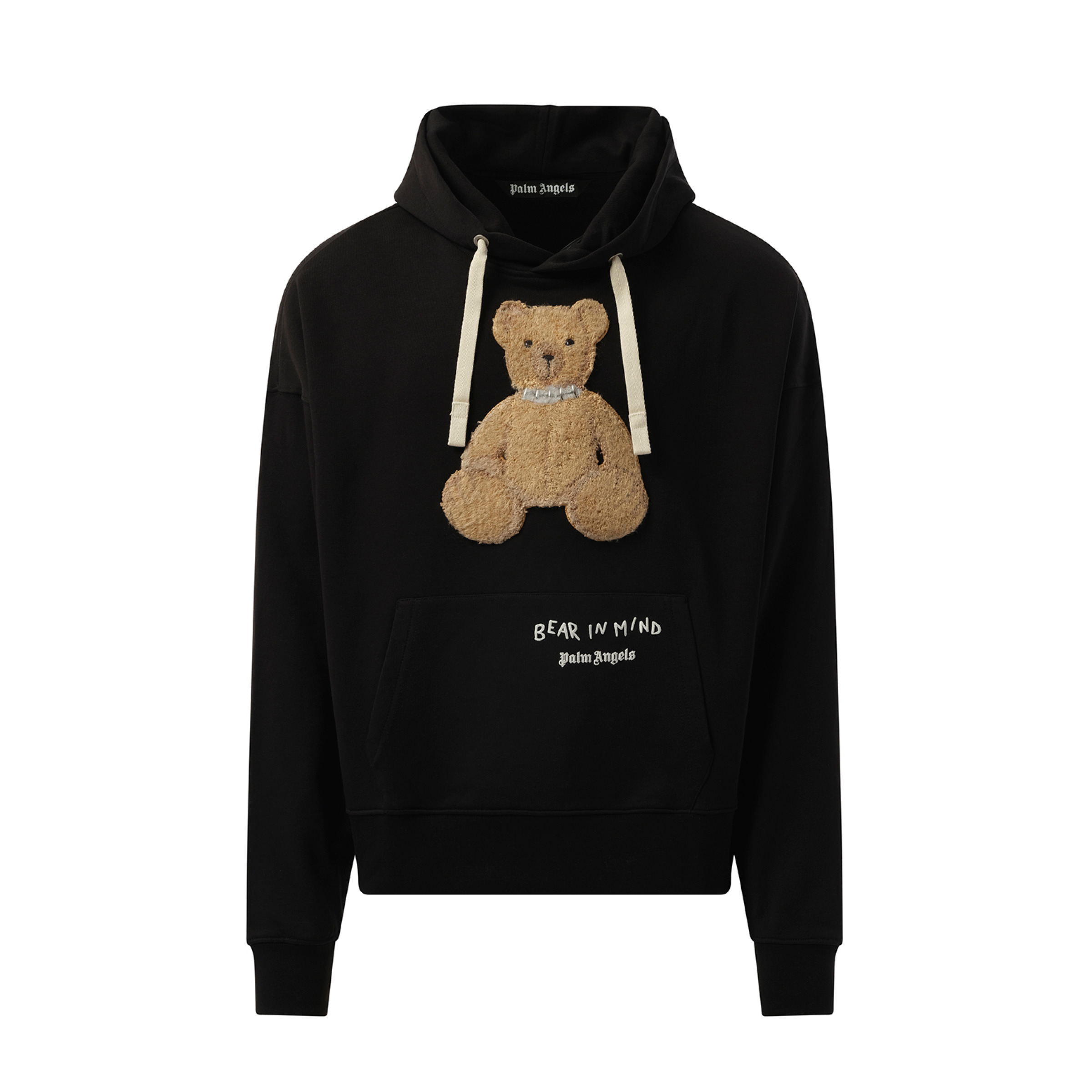 Bear in Mind Hoodie in Black/Brown - 2
